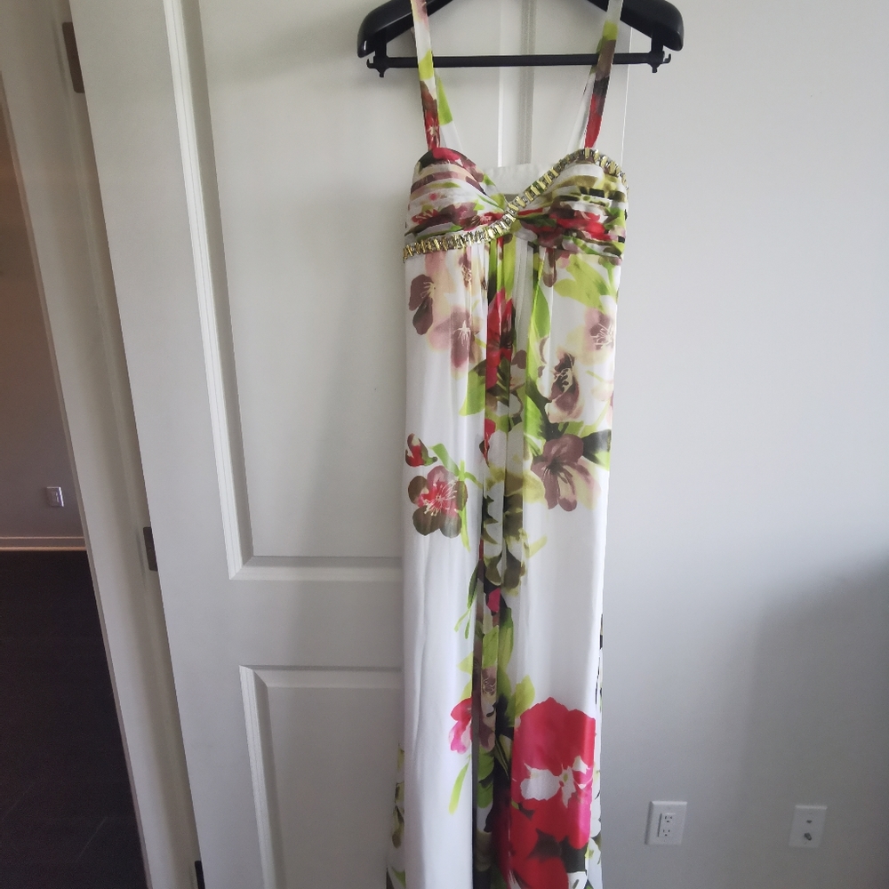 Formal floral maxi dress - Picture 5 of 10